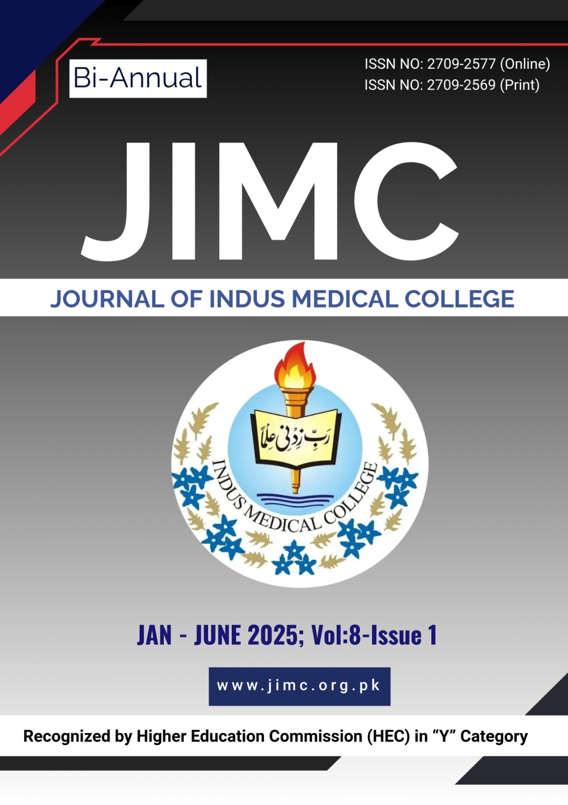 					View Vol. 8 No. 1 (1): Journal  of Indus Medical College ( Volume 8 Issue - 1 )
				